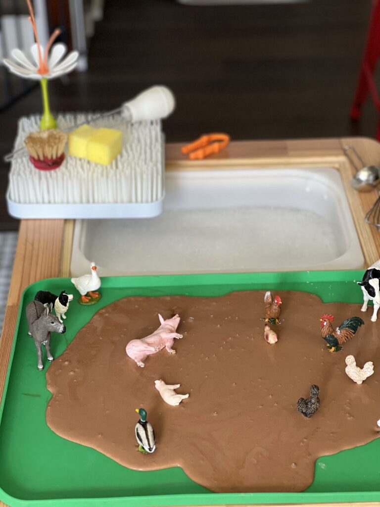 muddy oobleck play