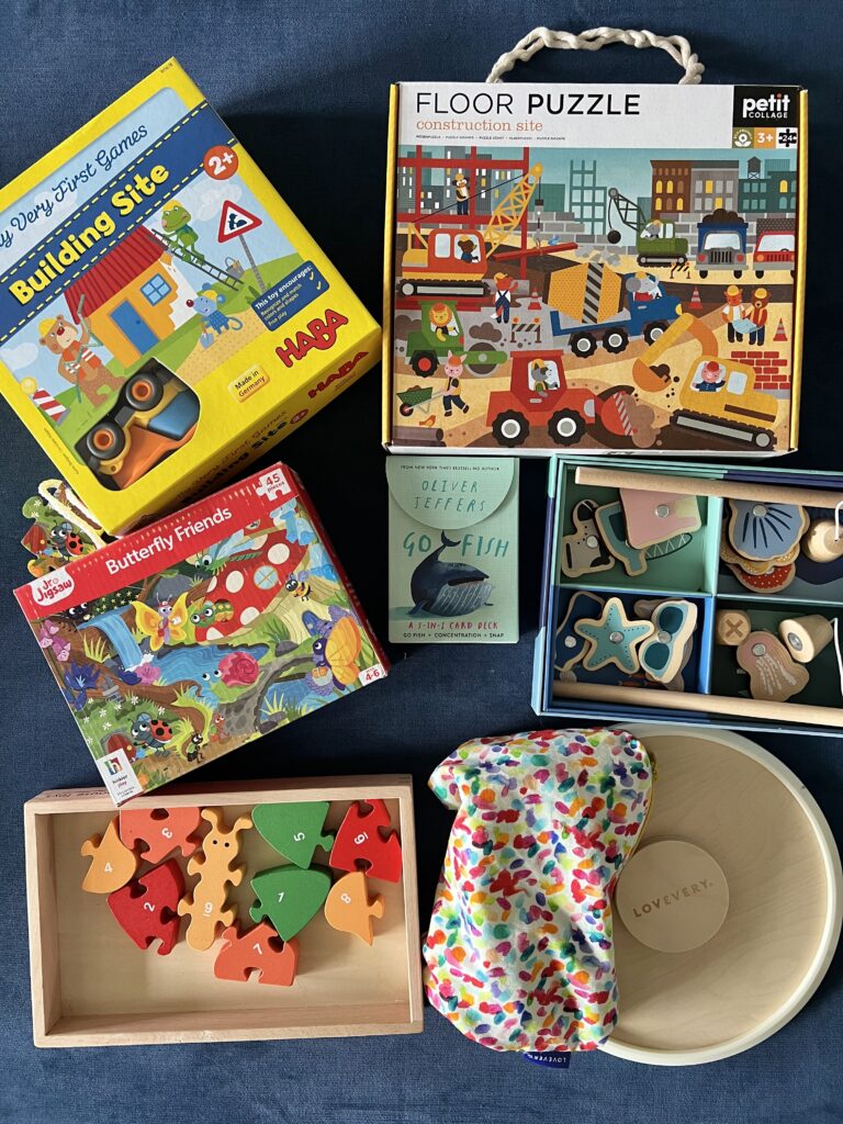 puzzles and games in toy rotation