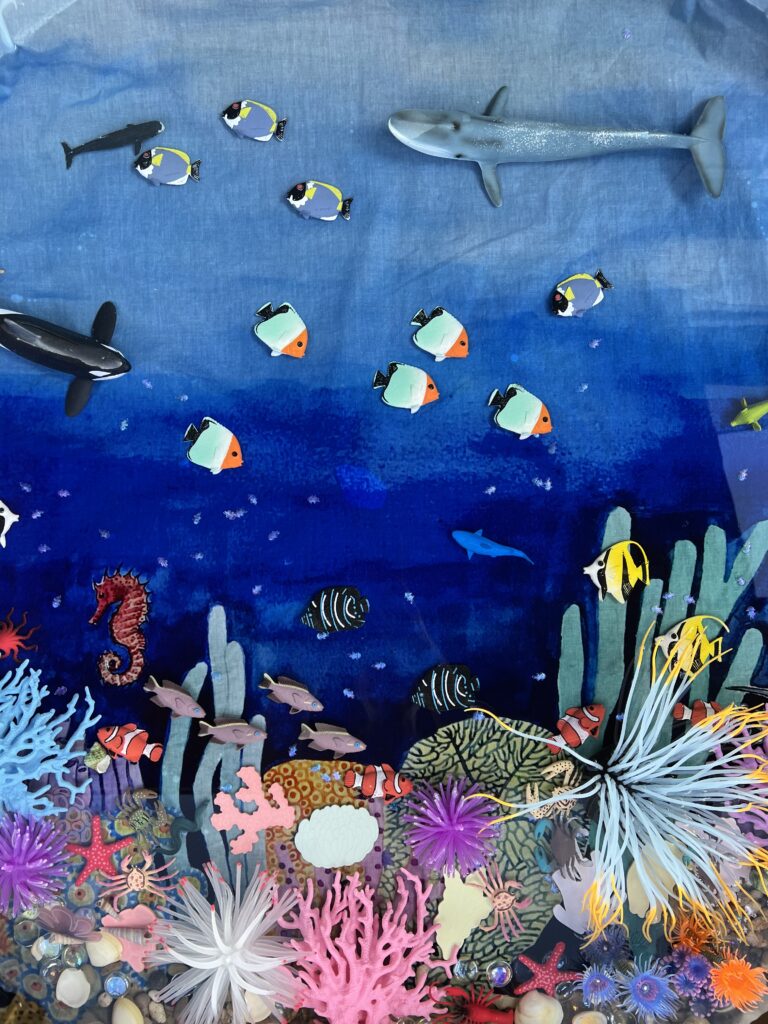 wonder coral reef play cloth small world ocean play