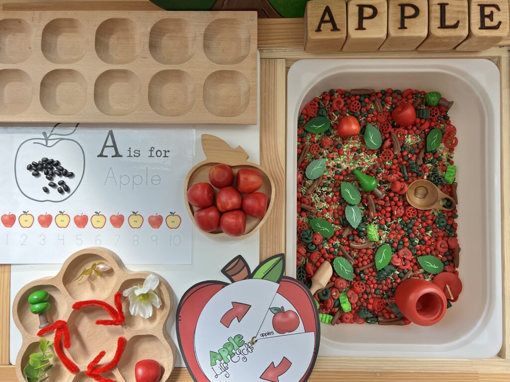 apple sensory learning setup