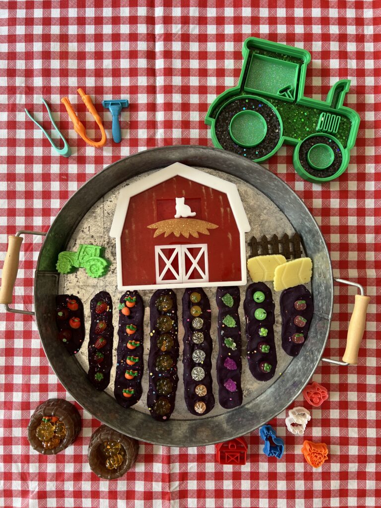 farm harvest playdough 