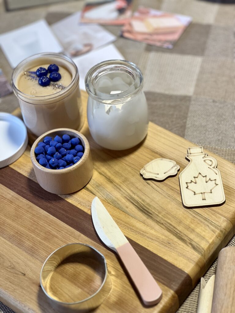 pancakes playdough activity