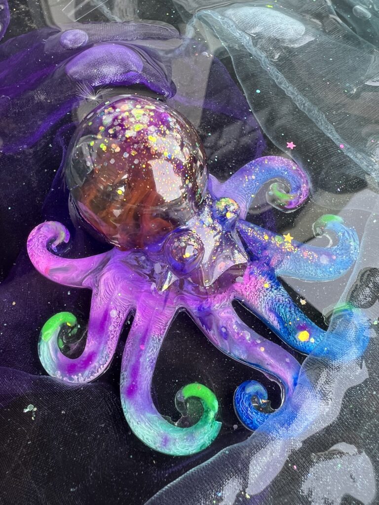 resin octopus toy