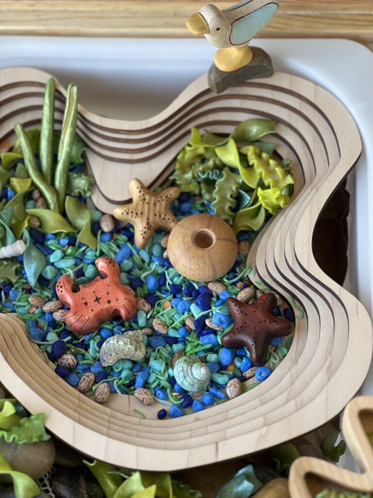 rock pool sensory play