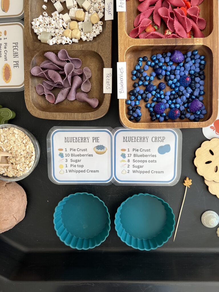 blueberry pie sensory ingredients