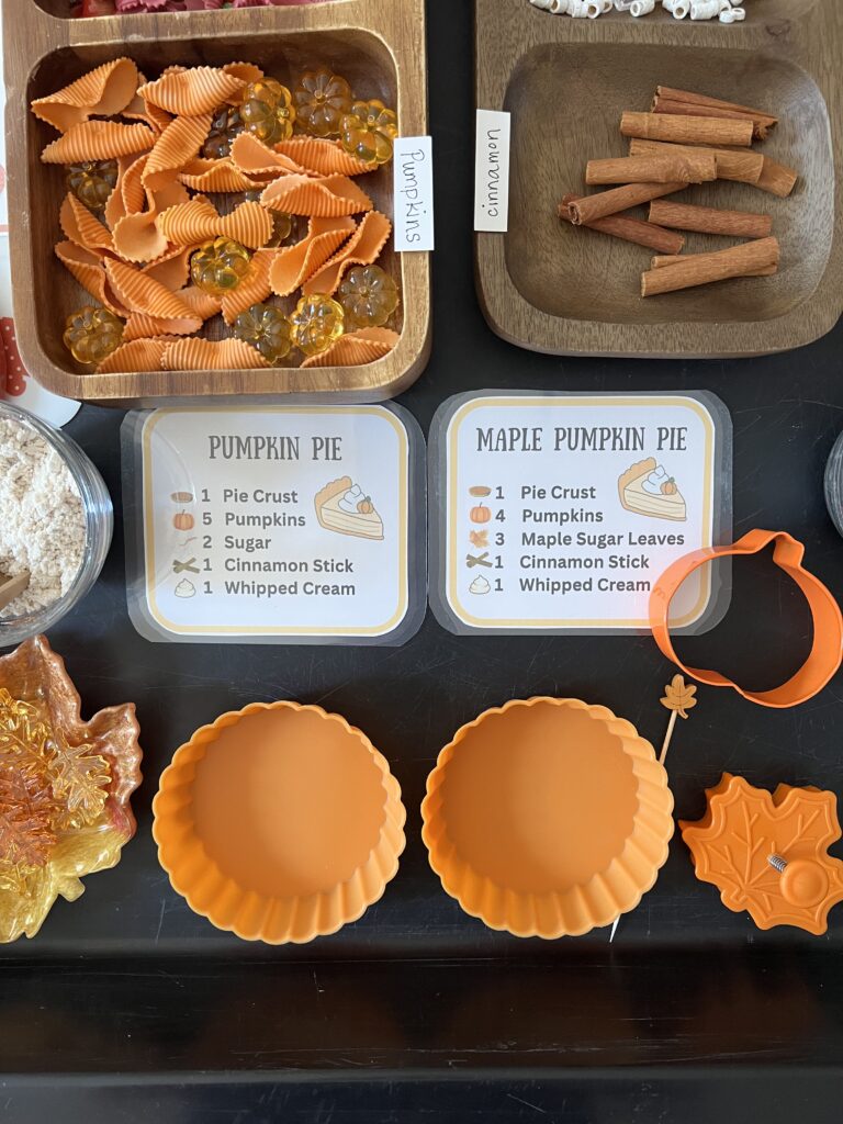 pumpkin pie sensory ingredients